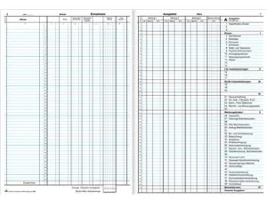 Hausbuch RNK 537 Reimers A4 für 1 Jahr bis 52 Mieter 1 Monat je Seite