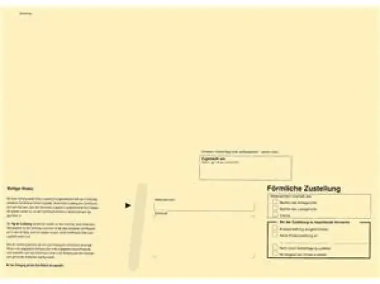 Zustellungsumschlag RNK 2042 C4, innerer Umschlag, haftklebend, mit Einsteckschlitz, Pack 250 Stk