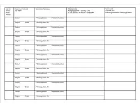 Nachweisbuch RNK 3117 Rotes Kennzeichen A5 quer