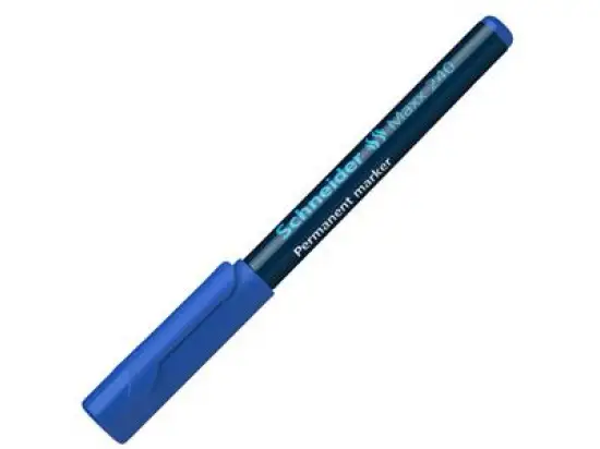 Permanentmarker Schneider 124003 Maxx 240 1-2mm, Rundspitze, blau