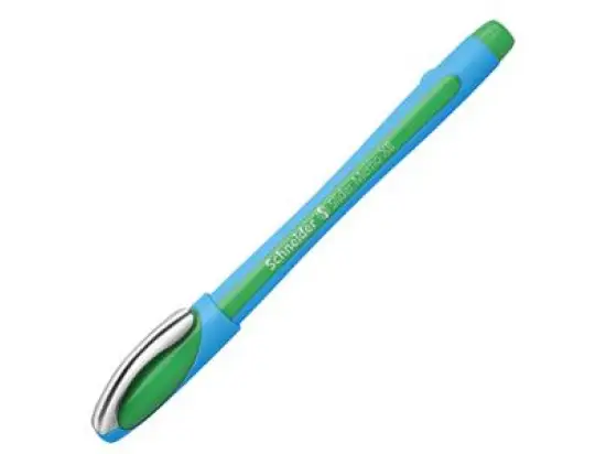 Kugelschreiber Schneider 150204 Slider Memo XB XB, Wechselmine, mit Kappe, grün