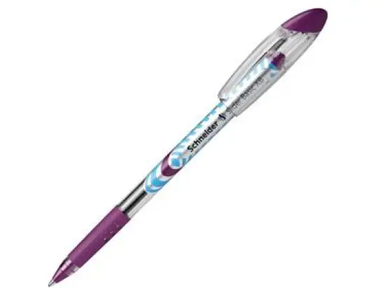 Kugelschreiber Schneider 151208 Slider Basic XB XB, mit Kappe, violett, Pack 10 Stk