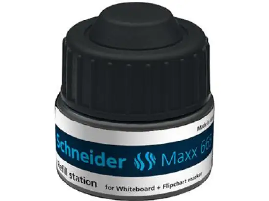 Whiteboardmarker-Nachfülltusche Schneider 166501 Refill station Maxx 665 schwarz, für Maxx 290, Maxx 293, 30ml