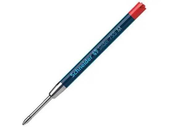 Kugelschreibermine Schneider 175602 Slider 755 M M, Großraummine, rot