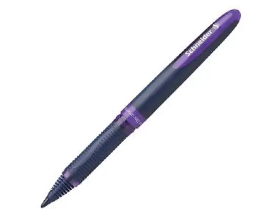 Tintenroller Schneider 183008 One Business 0,6mm, mit Kappe, violett, Pack 5 Stk