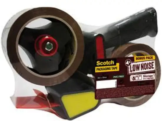 Packbandabroller Scotch 309R2D 50mmx66m + 2 Packbänder 50mmx66m braun