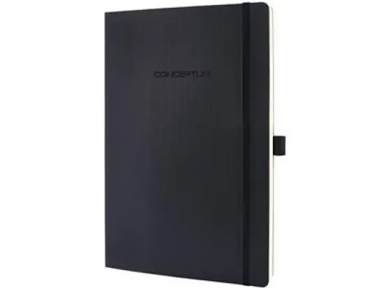 Notizbuch Sigel CO310 Conceptum A4 kariert Softcover schwarz