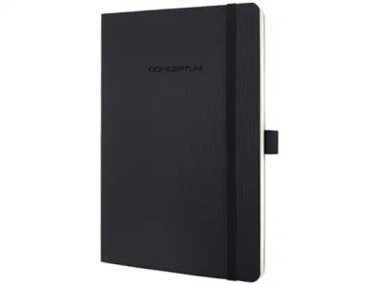 Notizbuch Sigel CO320 Conceptum A5 kariert 80g Softcover schwarz