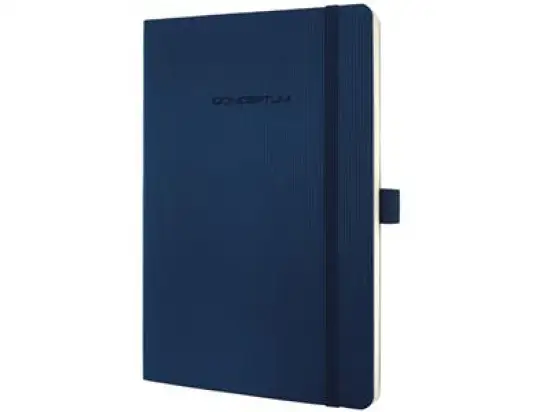 Notizbuch Sigel CO326 Conceptum A5 kariert 80g Softcover dunkelblau