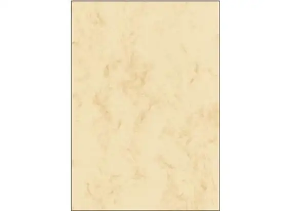 Marmor-Papier Sigel DP191 A4 Marmor beige 200g, Inkjet Laser Kopierer, Pack 25 Blatt
