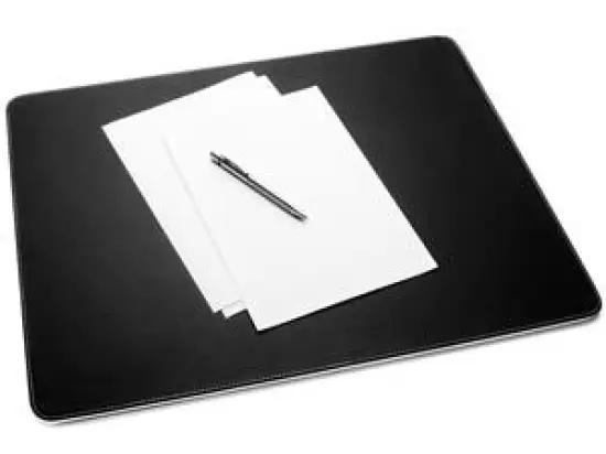 Schreibunterlage Sigel SA106 eyestyle schwarz/weiß Lederimitat 600x6x450mm
