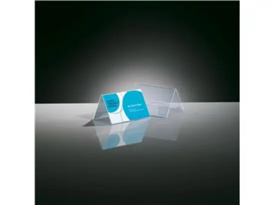 Tischaufsteller Sigel TA136 100x60 glasklar, Pack 10 Stk