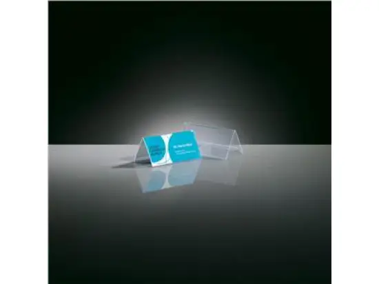 Tischaufsteller Sigel TA138 95x42,5 glasklar, Pack 10 Stk