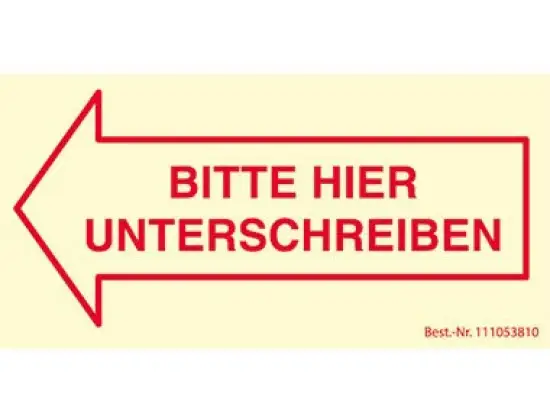 Haftnotiz Soennecken 111053810 5651-01-UNT 35x70mm gelb Block mit 50 Blatt Unterschreiben-Druck, Pack 3 Stk