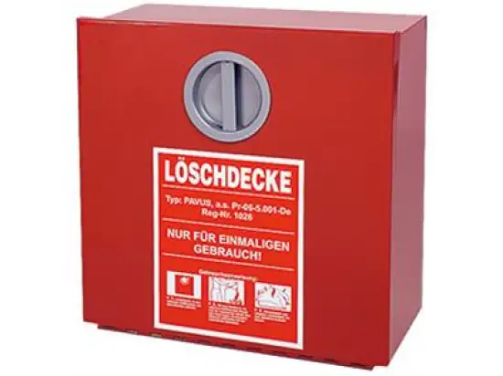 Feuerlöschdeckenkasten Söhngen 0602058 rot für Löschdecke EN 1869, ohne Decke