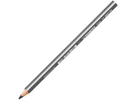 Farbstift Stabilo 203/726 Trio dick grau, Pack 12 Stk
