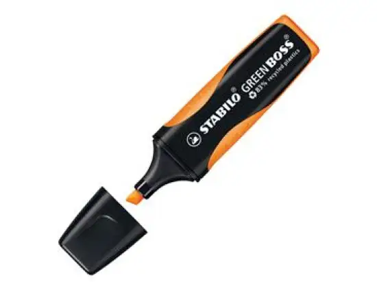 Textmarker Stabilo 6070/54 Green Boss 2-5mm, Keilspitze, orange
