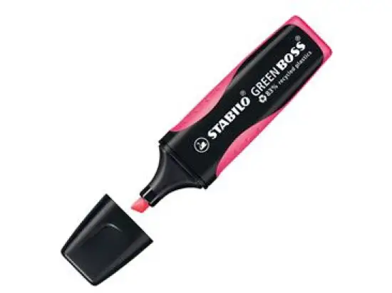 Textmarker Stabilo 6070/56 Green Boss 2-5mm, Keilspitze, rosa