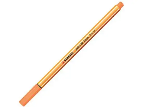 Fineliner Stabilo 88/054 point 88 Schreibfarbe: neonorange