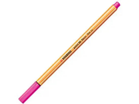 Fineliner Stabilo 88/056 point 88 Schreibfarbe: neonrosa