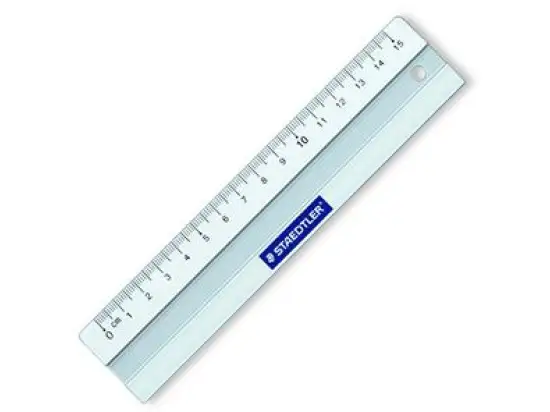 Lineal Staedtler 56315 563 15 Mars Metall 15cm, Pack 10 Stk