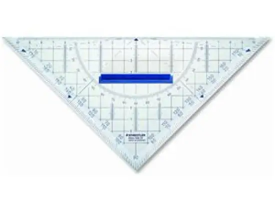 Geometrie-Dreieck Staedtler 56835 568 35 22cm Acryl mit Griff