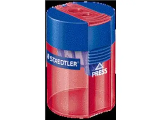 Doppelspitzdose Staedtler 512006 512 006 rund, farbig sortiert, Pack 10 Stk