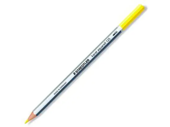 Aquarellstift Staedtler 125-1 karat aquarell gelb, Pack 6 Stk