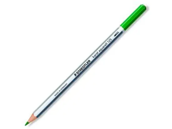 Aquarellstift Staedtler 125-5 karat aquarell grün, Pack 6 Stk
