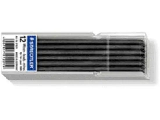 Trockenmarker-Ersatzmine Staedtler 218-9 Lumocolor non-permanent omnichrom 3mm, schwarz, für Trockentextmarker 768, Pack 12 Stk