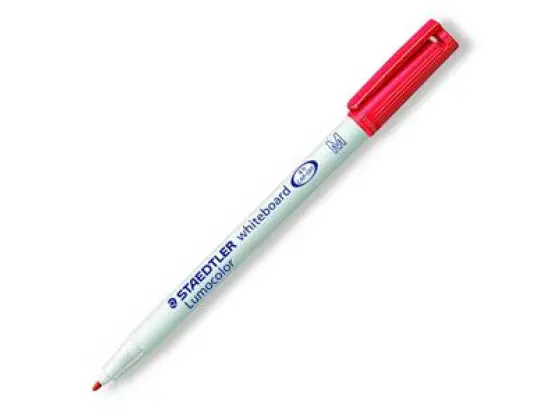 Whiteboardmarker Staedtler 301-2 Lumocolor whiteboard pen 1mm, Rundspitze, rot