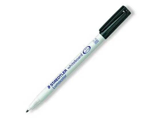 Whiteboardmarker Staedtler 301-9 Lumocolor whiteboard pen 1mm, Rundspitze, schwarz