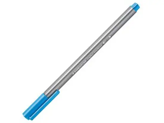 Fineliner Staedtler 334-30 triplus Schreibfarbe: lichtblau, Pack 10 Stk