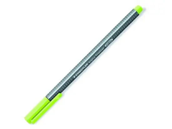 Fineliner Staedtler 334-53 triplus Schreibfarbe: lindgrün, Pack 10 Stk