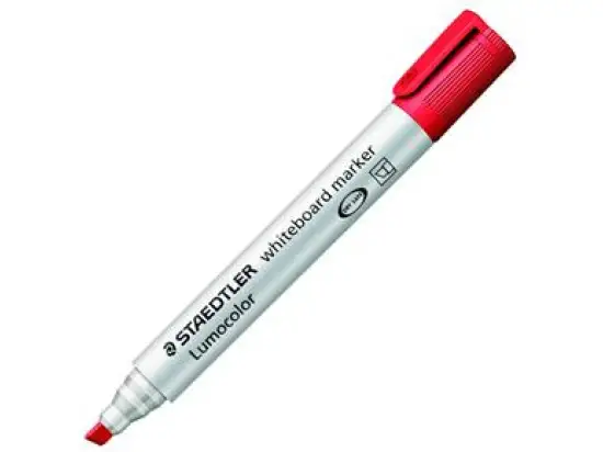 Whiteboardmarker Staedtler 351B-2 351 B-2 Lumocolor 2-5mm, Keilspitze, rot