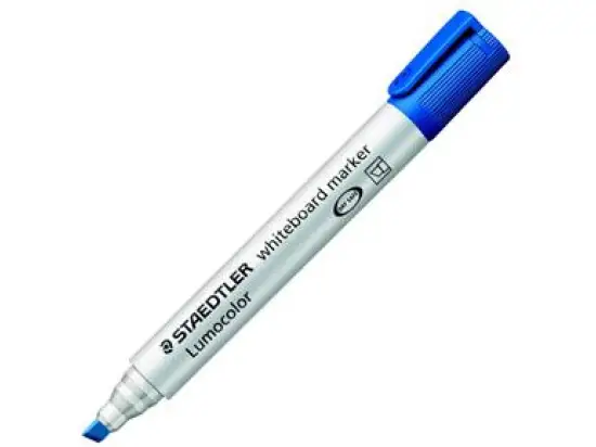 Whiteboardmarker Staedtler 351B-3 351 B-3 Lumocolor 2-5mm, Keilspitze, blau