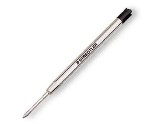 Kugelschreibermine Staedtler 458M-9 458 M-9 M, schwarz, Pack 5 Stk