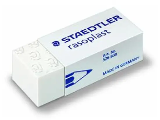 Radierer Staedtler 526B30 526 B30 rasoplast für Blei 42x18x12mm, Pack 30 Stk