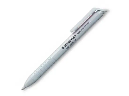 Druckstift Staedtler 768N-0 768 N-0 Lumocolor non-permanent omnichrom weiß, Pack 5 Stk