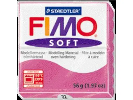 Modelliermasse Staedtler 8020-22 FIMO soft himbeere, Pack 6 x 57g