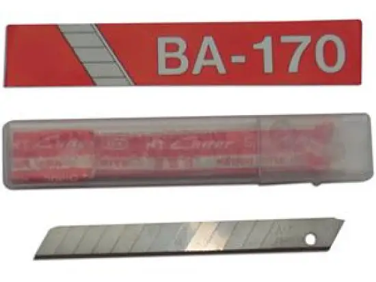 Cutter-Ersatzklinge Hansa 1311550 Mod. BA-170 9mm Klinge, Pack 10 Stk
