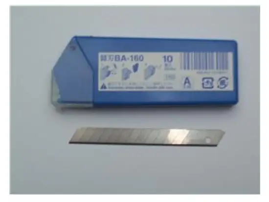 Cutter-Ersatzklinge Hansa 1311551 Mod. BA-160 9mm Klinge, Pack 10 Stk