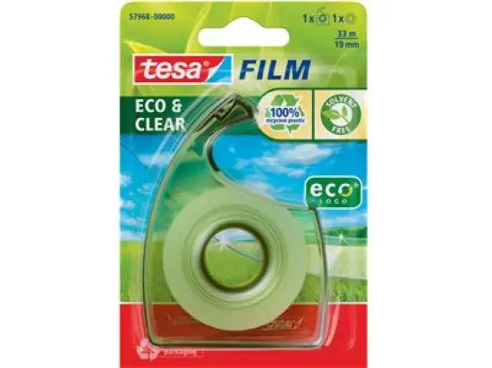 Klebefilm-Handabroller Tesa 57968-00000-00 Easy Cut 19mmx33m inkl. Klebefilm tesafilm Eco & Clear, Pack 7 Stk