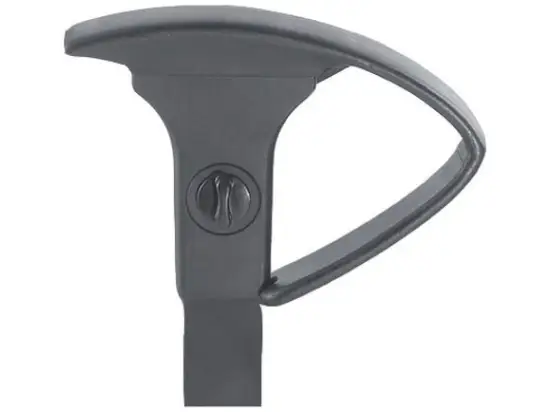 Armlehne Topstar 7096 Typ-U2 schwarz Open Point SY, 1 Paar