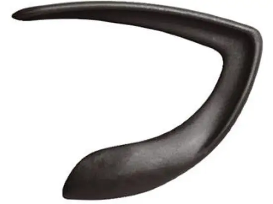 Armlehne Topstar 7112 Typ-Q3 schwarz Open Point SY Flügelarmlehne feststehend, 1 Paar