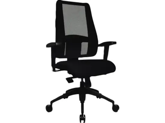 Drehstuhl Topstar LT20BTW500 Lady Sitness Deluxe schwarz inkl. verstellbarer Armlehne