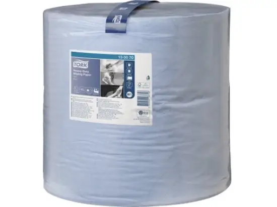 Papierwischtücher Tork 130070 W1 blau 2-lagig extra stark 37x34cm / 340m