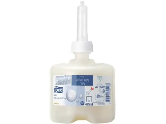 Flüssigseife Tork 420502 S2 Premium flüssig mild Mini 475ml, Pack 8 Stk