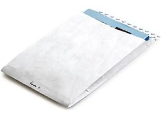 Faltentasche Bong 00011762 Tyvek C4 ohne Fenster haftklebend 20mm 55g weiß, Pack 100 Stk