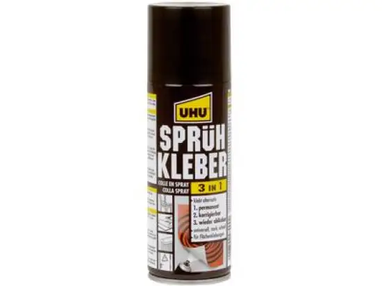 Sprühkleber UHU 48900 3 IN 1, Dose 200ml